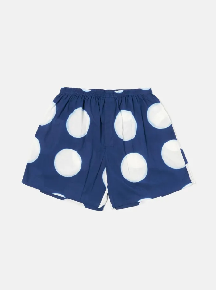 3 Pack Boxer Short In Indigo Big Dot Print Men Universal Works Underwear