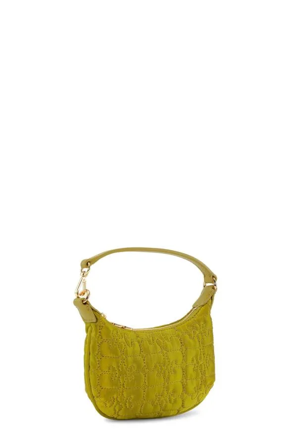 AccessoriesBags GANNI Mini Bags Olive Butterfly Mini Flat Satin Pouch Olive Drab AccessoriesBags GANNI Mini Bags Olive Butterfly Mini Flat Satin Pouch Olive Drab