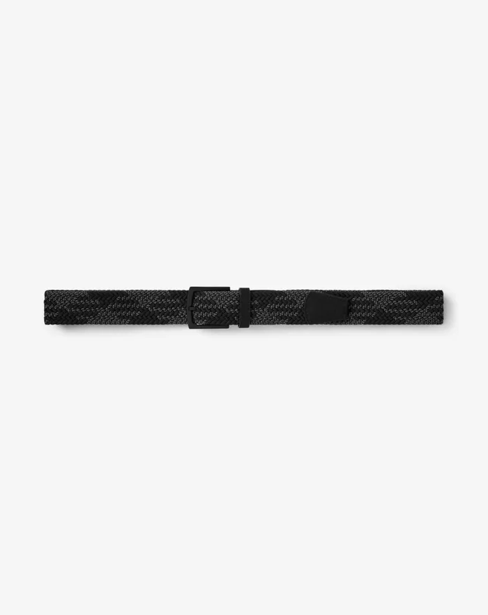Accessories Belts TravisMathew TIME ZONED STRECH WOVEN BELT Black