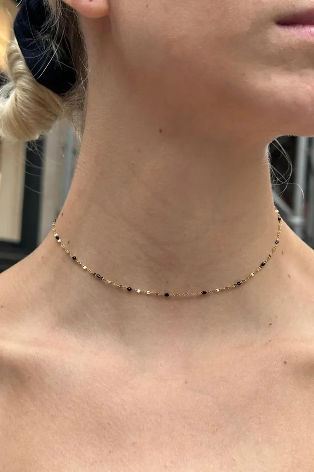 Accessories Black Bead Chain Necklace Brandy Melville JEWELRY