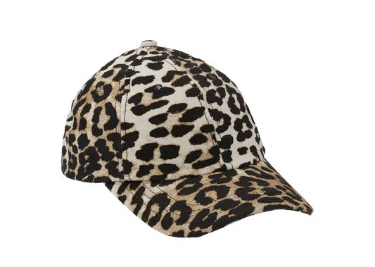 AccessoriesClothing GANNI Hats Leopard Canvas Cap Leopard