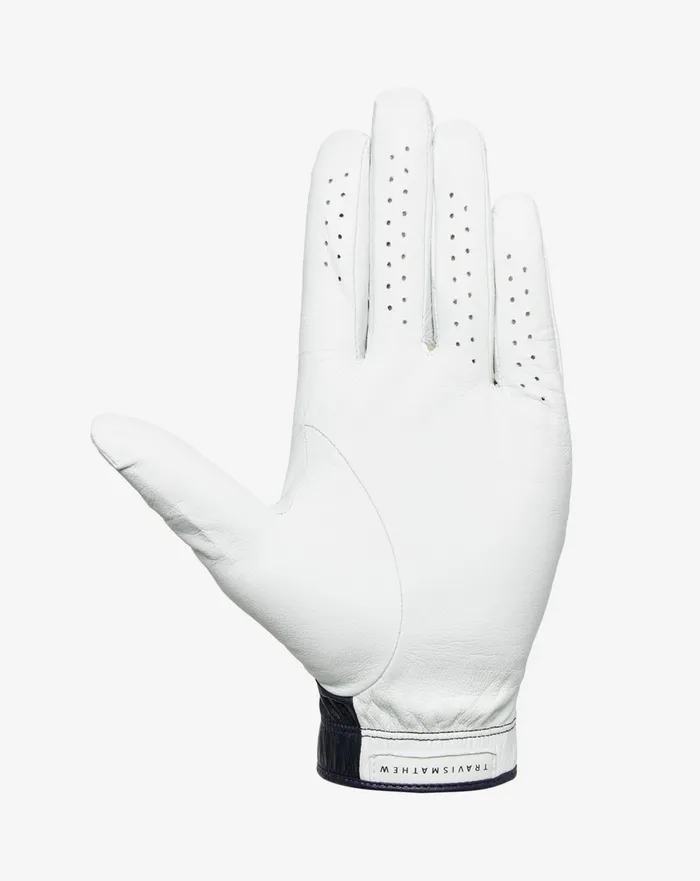 Accessories Golf Gloves TravisMathew GET OUT OF TOWN GOLF GLOVE Whitemood Indigo Accessories Golf Gloves TravisMathew GET OUT OF TOWN GOLF GLOVE Whitemood Indigo