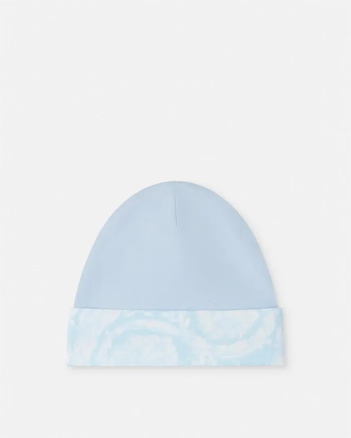 Accessories Kids Versace Barocco Baby Cap Light Bluewhite