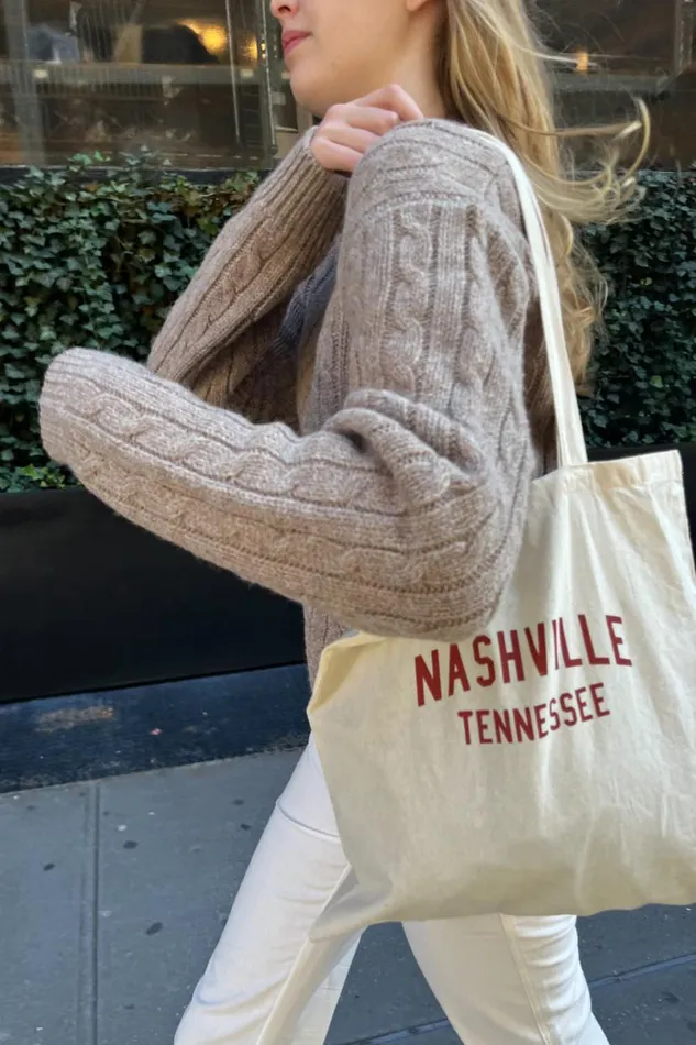 Accessories Nashville Tennessee Tote Bag Brandy Melville BAGS and BACKPACKS