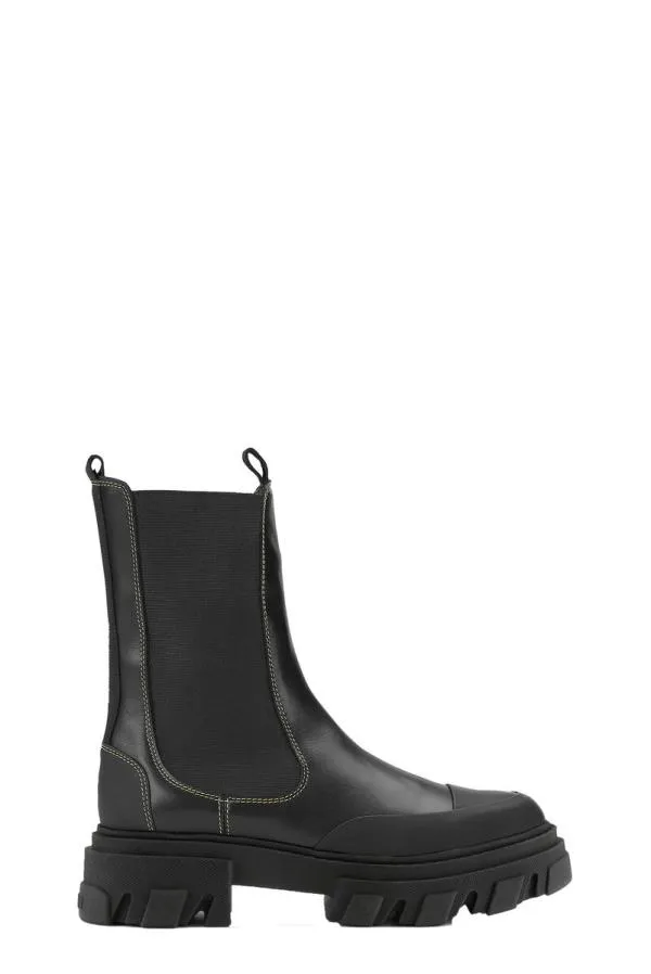 AccessoriesShoes GANNI Boots Mid Chelsea Boots Black
