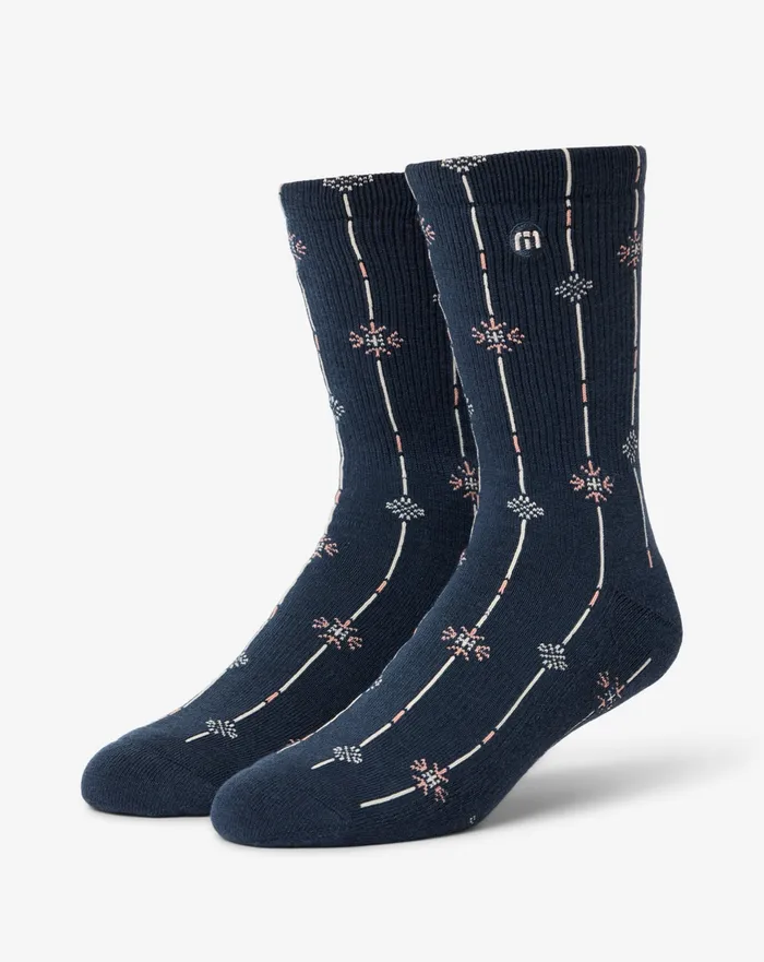 Accessories Socks TravisMathew DECO CREW CREW SOCK Mood Indigo