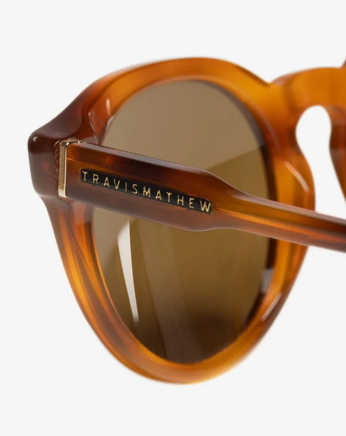 Accessories Sunglasses TravisMathew BANDON SUNGLASSES Light Tort Bronze Polar Accessories Sunglasses TravisMathew BANDON SUNGLASSES Light Tort Bronze Polar