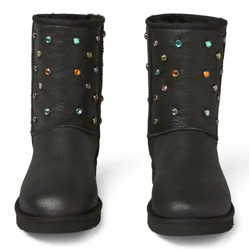 Accessories WomenMen Gallery Dept UGG GALLERY DEPT CLASSIC SHORT BLACK LEATHER Black Leather