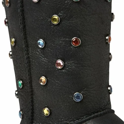 Accessories WomenMen Gallery Dept UGG GALLERY DEPT CLASSIC SHORT BLACK LEATHER Black Leather