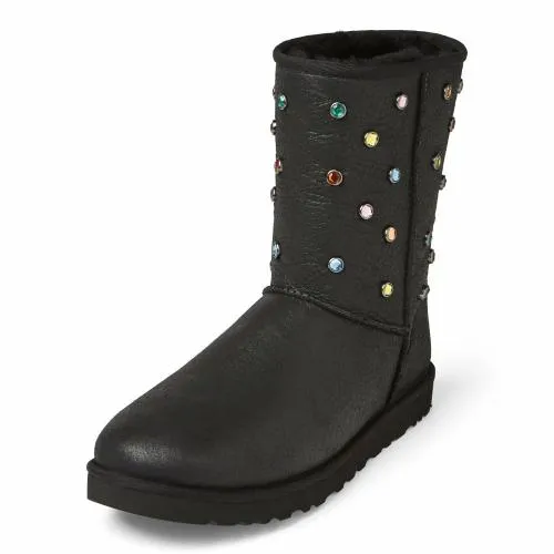 Accessories WomenMen Gallery Dept UGG GALLERY DEPT CLASSIC SHORT BLACK LEATHER Black Leather