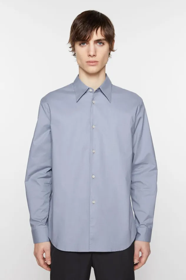 Acne Studios Buttonup Shirt Dusty Blue Men Shirts