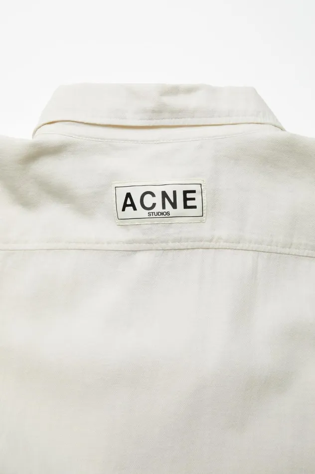 Acne Studios Buttonup Shirt Off White Men Shirts