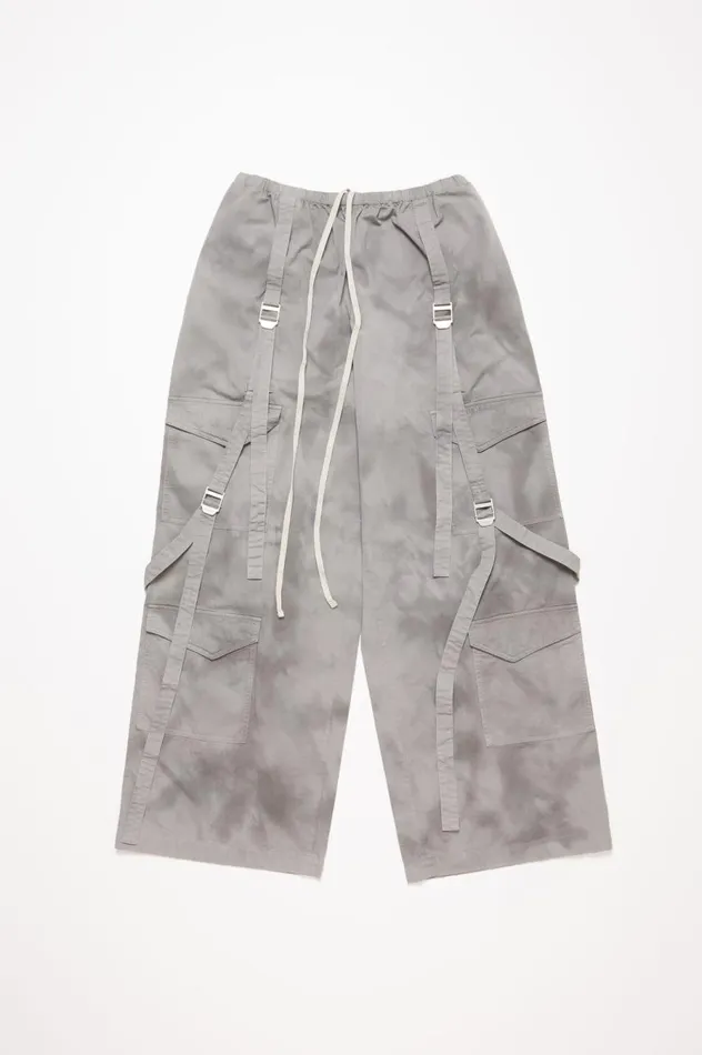 Acne Studios Cargo Trousers Mid Grey Men Trousers