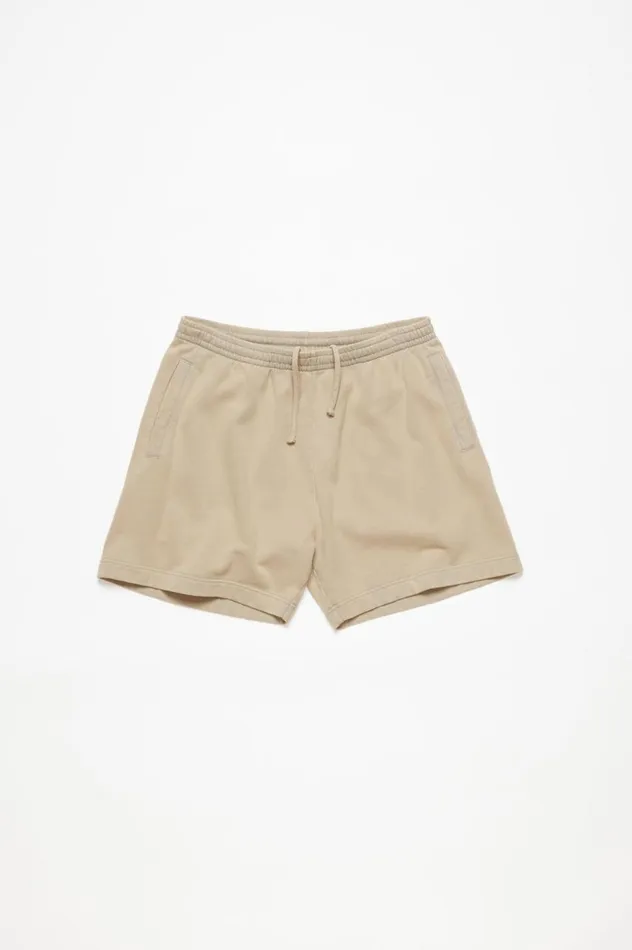 Acne Studios Cotton Shorts Concrete Grey Women Shorts