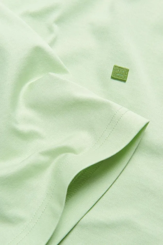 Acne Studios Crew Neck Tshirt 8211 Relaxed Fit Mint Green Men Tshirts