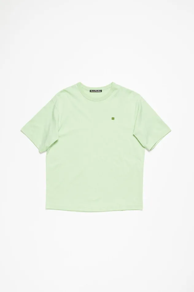 Acne Studios Crew Neck Tshirt 8211 Relaxed Fit Mint Green Men Tshirts