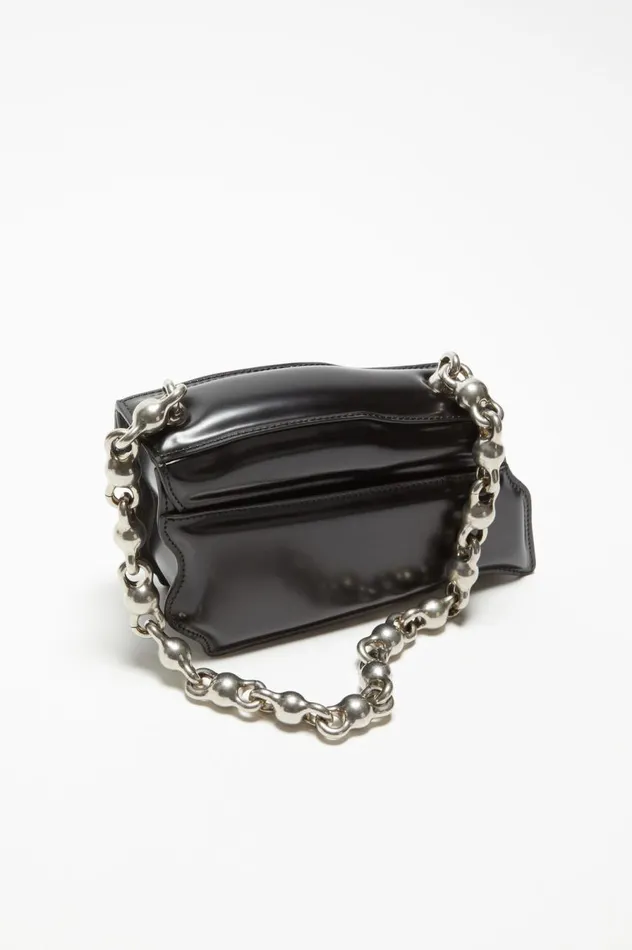 Acne Studios Distortion Wavy Mini Bag Black Men Bags