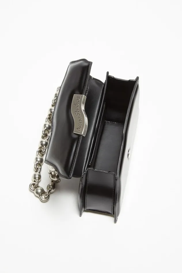 Acne Studios Distortion Wavy Mini Bag Black Men Bags