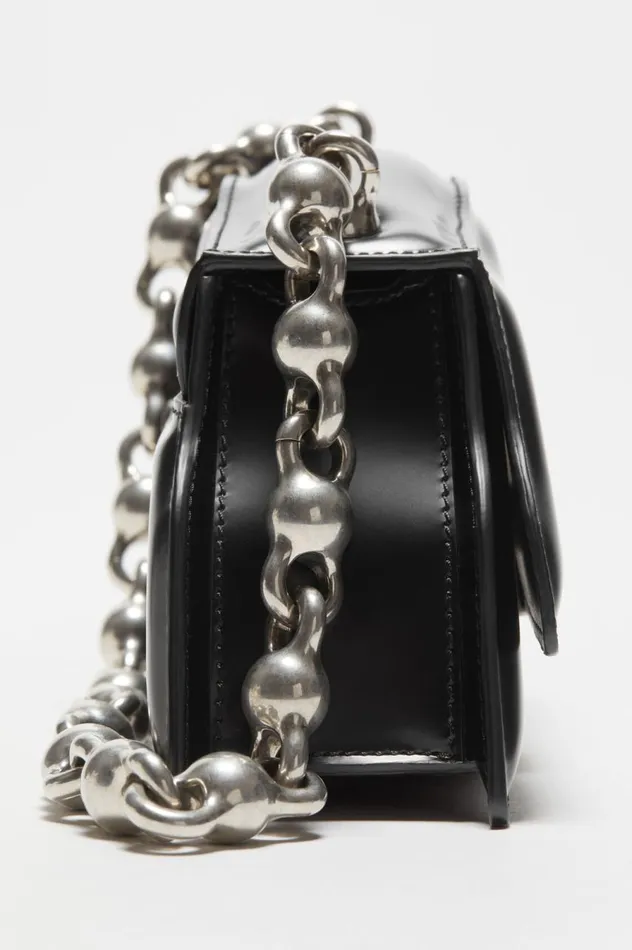 Acne Studios Distortion Wavy Mini Bag Black Men Bags