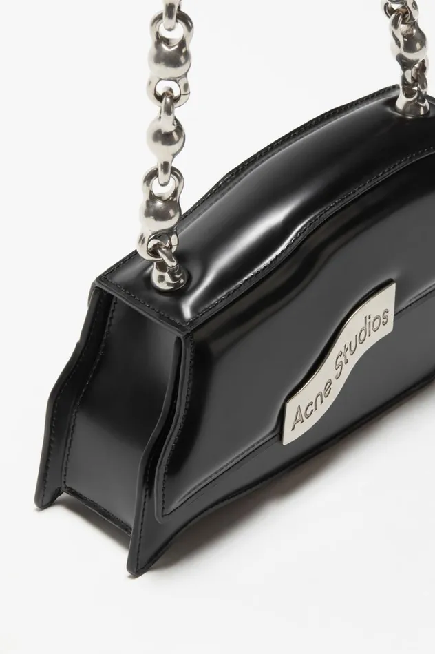 Acne Studios Distortion Wavy Mini Bag Black Men Bags
