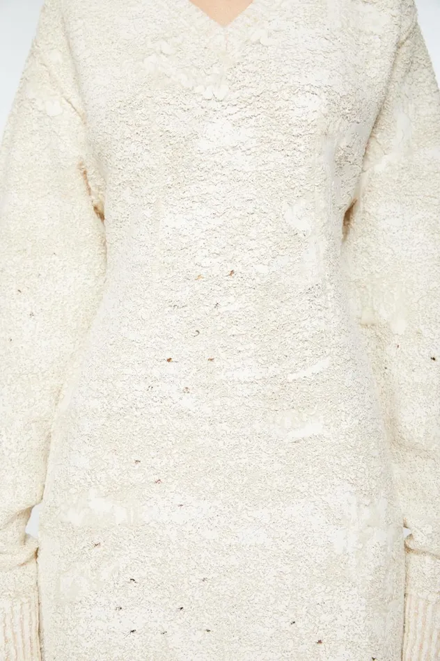 Acne Studios Knit Dress Off White Women Dresses