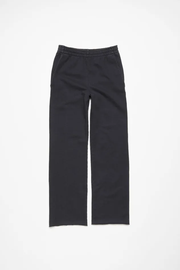 Acne Studios Logo Sweatpants Black Women Trousers