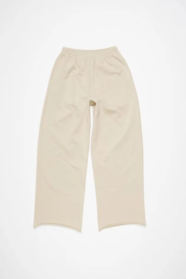 Acne Studios Logo Sweatpants Faded Grey Women Trousers