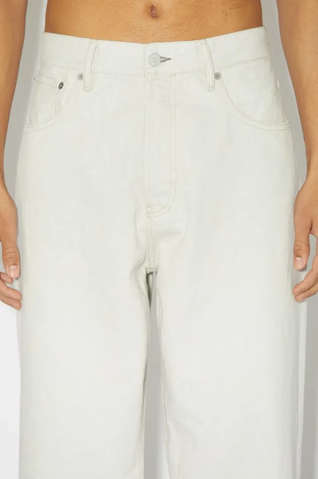 Acne Studios Loose Fit Jeans 1991 Toj Ecruecru Women Jeans