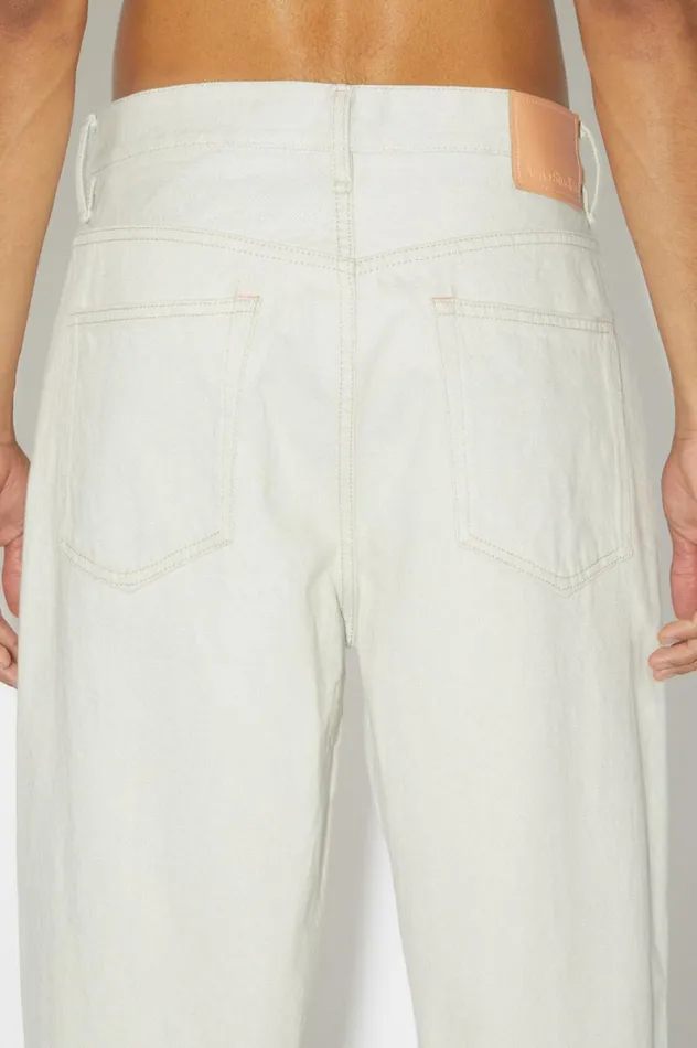 Acne Studios Loose Fit Jeans 1991 Toj Ecruecru Women Jeans