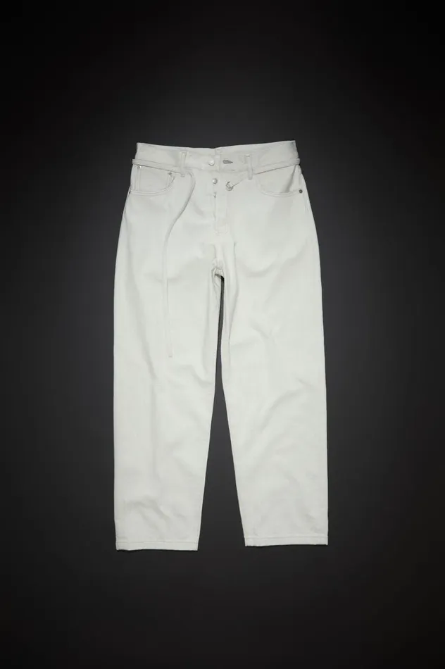 Acne Studios Loose Fit Jeans 1991 Toj Ecruecru Women Jeans