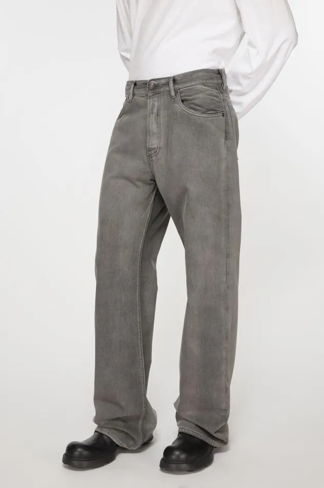 Acne Studios Loose Fit Jeans 8211 2021M Anthracite Grey Men Jeans