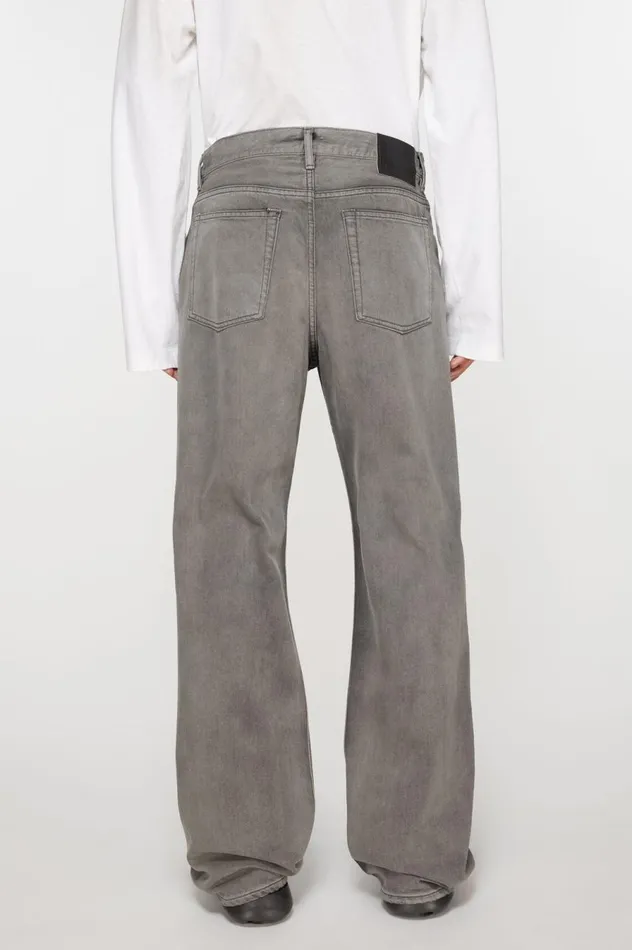 Acne Studios Loose Fit Jeans 8211 2021M Anthracite Grey Men Jeans