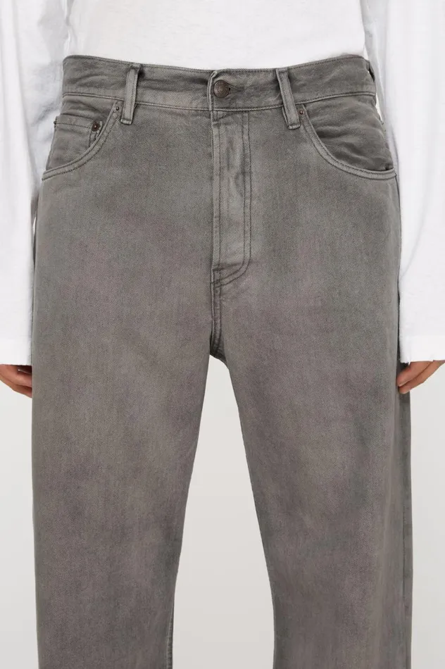 Acne Studios Loose Fit Jeans 8211 2021M Anthracite Grey Men Jeans