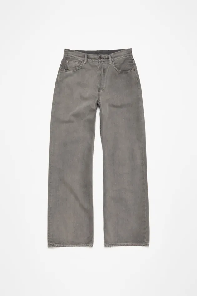 Acne Studios Loose Fit Jeans 8211 2021M Anthracite Grey Men Jeans