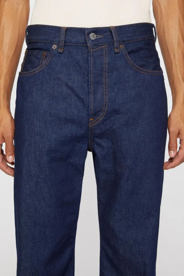 Acne Studios Loose Fit Jeans 8211 2021M Indigo Blue Men Jeans