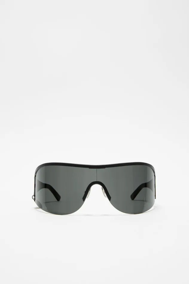 Acne Studios Metal Frame Sunglasses Blackblack Women Eyewear