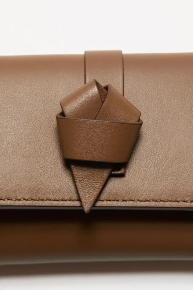 Acne Studios Musubi Folded Wallet Camel Brown Men Bags