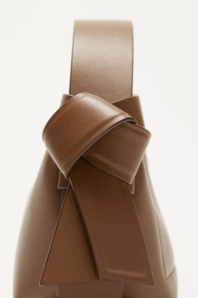 Acne Studios Musubi Micro Tote Camel Brown Women Bags