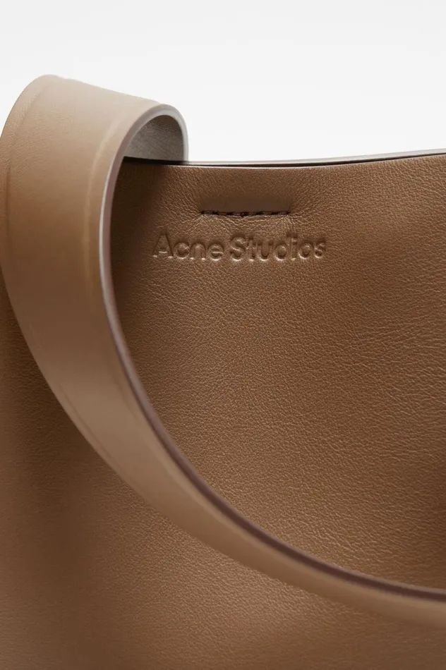 Acne Studios Musubi Micro Tote Camel Brown Women Bags