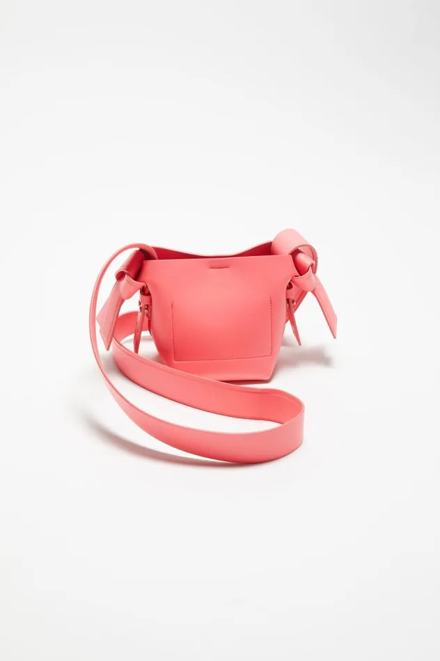 Acne Studios Musubi Micro Tote Electric Pink Women Bags