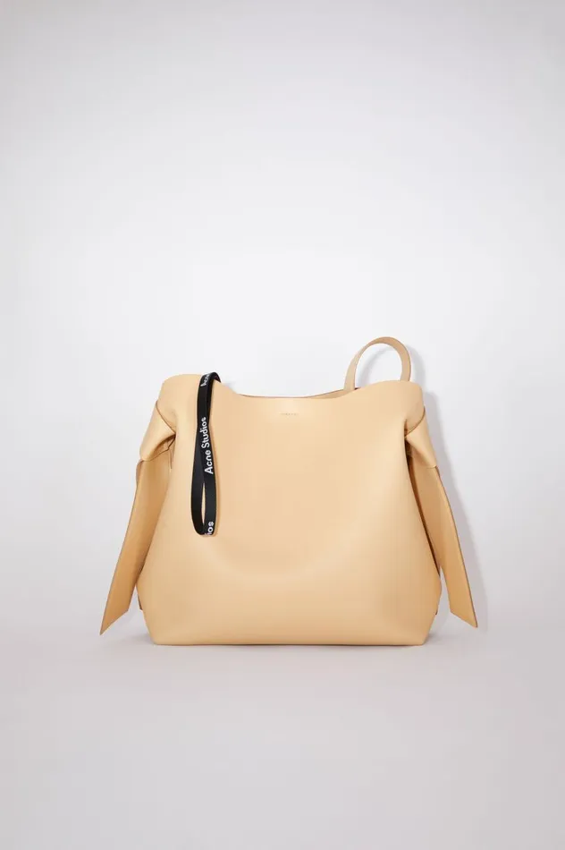 Acne Studios Musubi Midi Shoulder Bag Dune Beige Women Bags