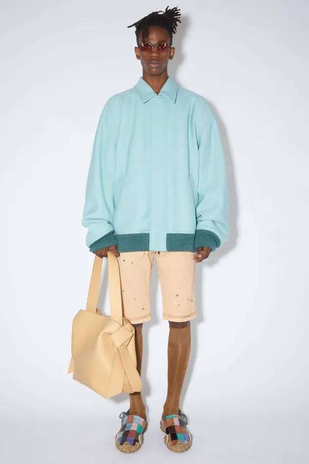 Acne Studios Musubi Midi Shoulder Bag Dune Beige Women Bags