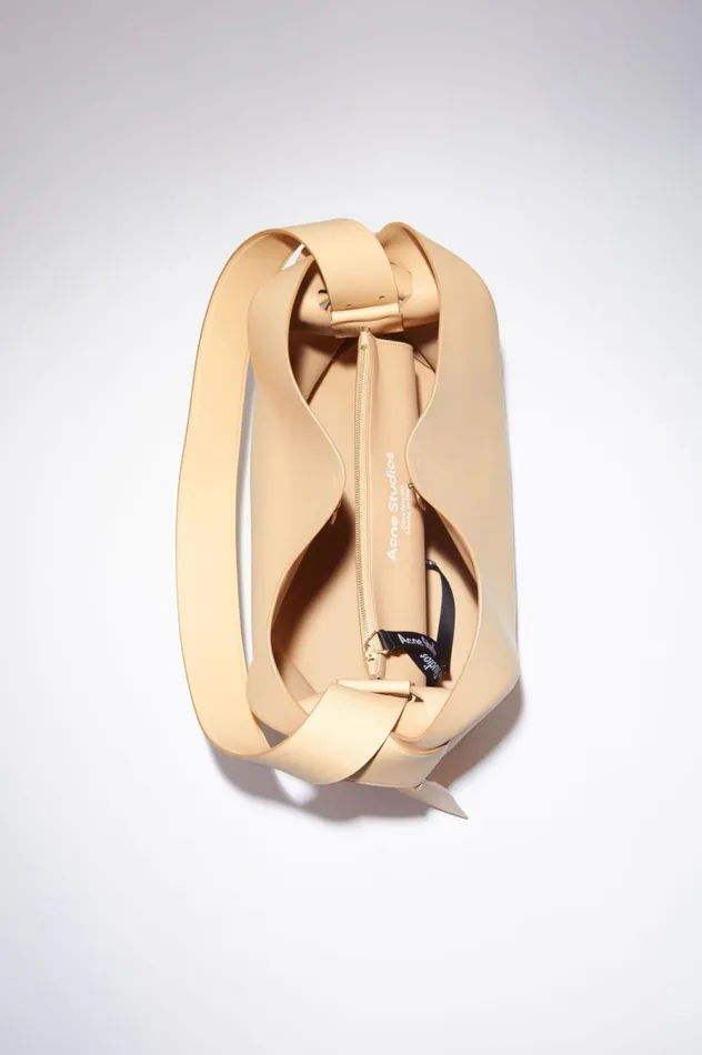 Acne Studios Musubi Midi Shoulder Bag Dune Beige Women Bags