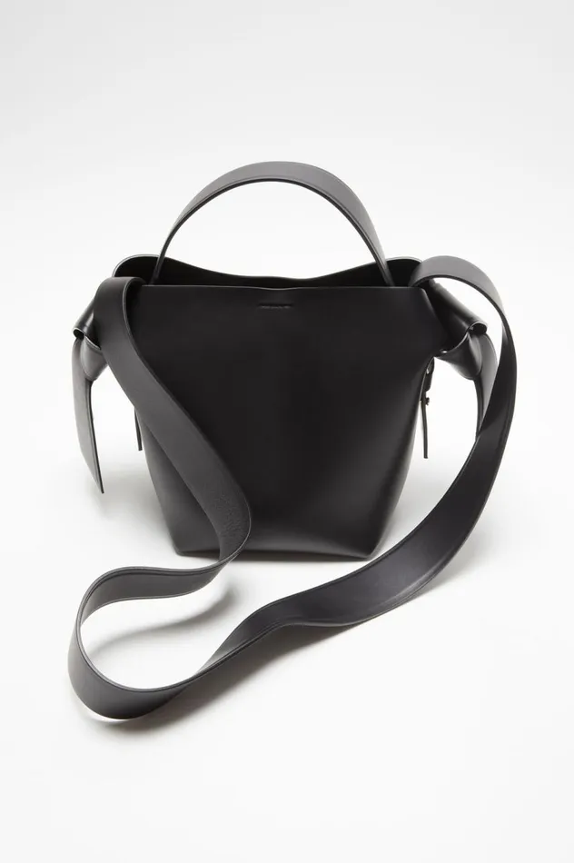Acne Studios Musubi Mini Shoulder Bag Black Men Bags