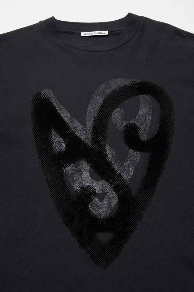 Acne Studios Printed Tshirt Black Women Tshirts