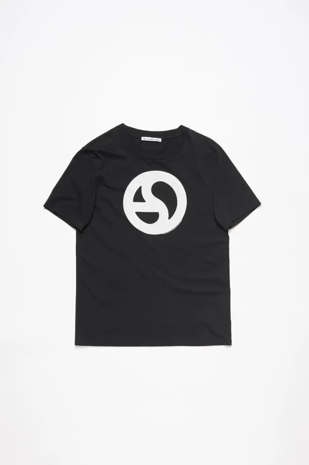 Acne Studios Printed Tshirt Black Women Tshirts