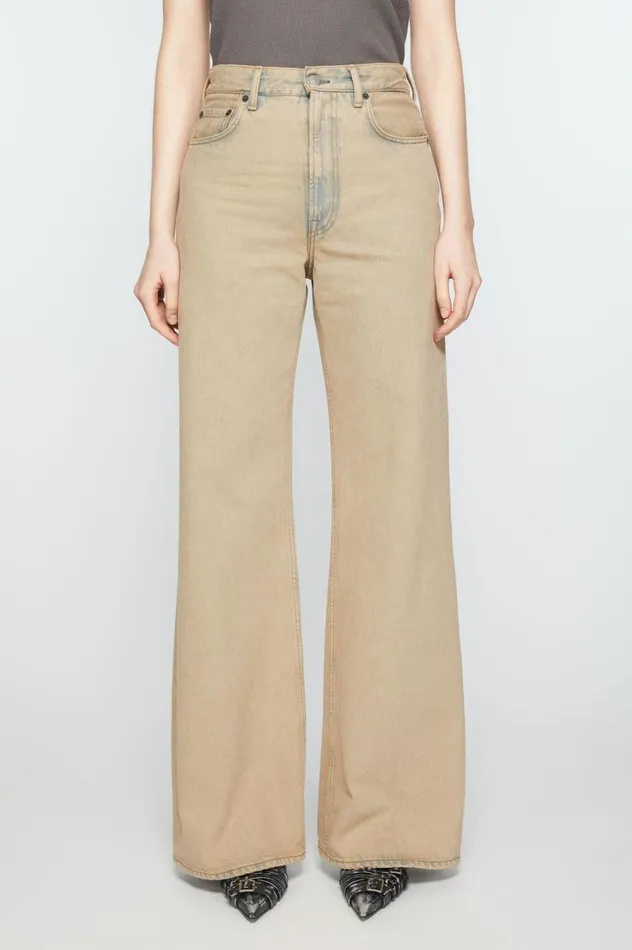 Acne Studios Relaxed Fit Jeans 8211 2022 Light Sand Women Jeans