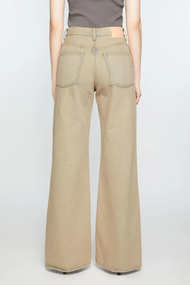 Acne Studios Relaxed Fit Jeans 8211 2022 Light Sand Women Jeans