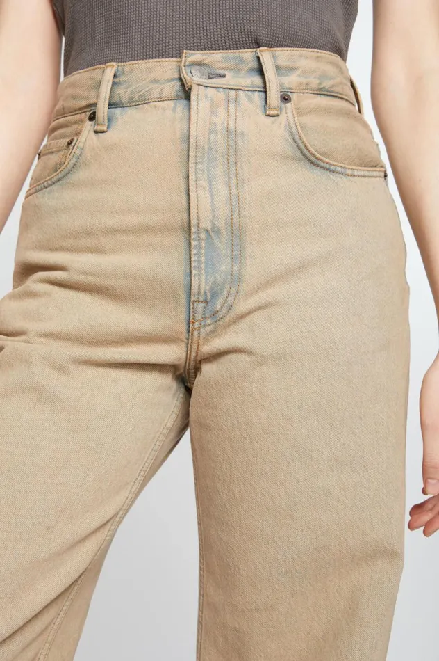 Acne Studios Relaxed Fit Jeans 8211 2022 Light Sand Women Jeans