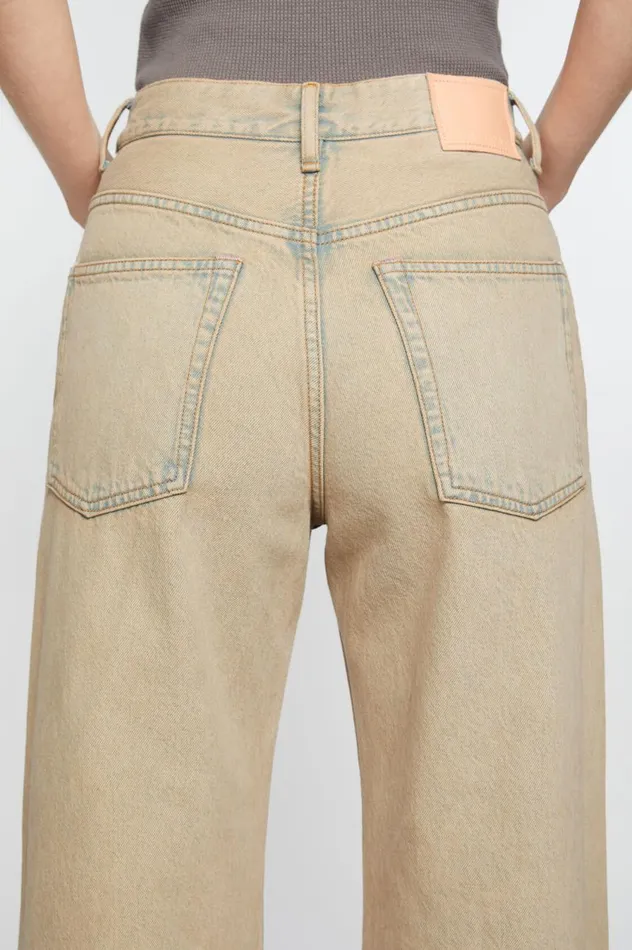 Acne Studios Relaxed Fit Jeans 8211 2022 Light Sand Women Jeans